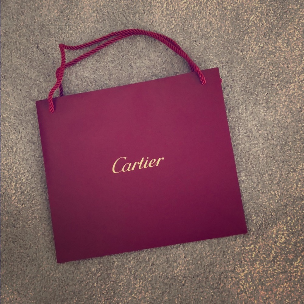 Cartier shopping bag